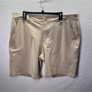 Columbia Khaki PFG Cargo Shorts Men’s‎ 38 Tan Stretch Flex Comfy summer 2618